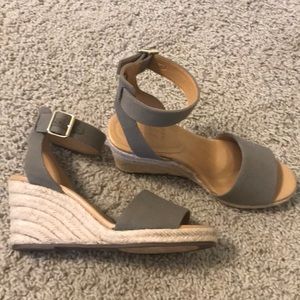 J Crew wedge sandals